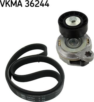 SKF VKMA 36244 - Sada žebrovaných klínových řemenů www.parts5.com