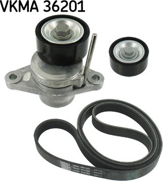 SKF VKMA 36201 - Поликлиновый ременный комплект www.parts5.com