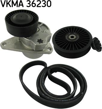 SKF VKMA 36230 - Комплект пистов ремък www.parts5.com