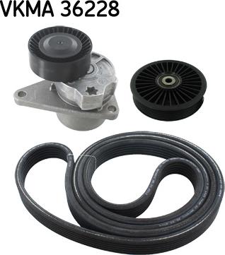 SKF VKMA 36228 - Комплект пистов ремък www.parts5.com