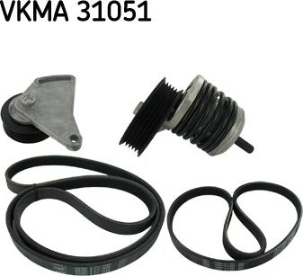 SKF VKMA 31051 - Zestaw paska klinowego wielorowkowego www.parts5.com