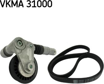 SKF VKMA 31000 - Set curea transmisie cu caneluri www.parts5.com