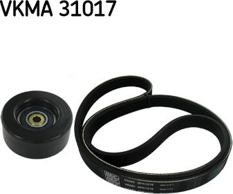 SKF VKMA 31017 - Jeu de courroies trapézoïdales à nervures www.parts5.com