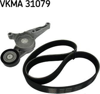 SKF VKMA 31079 - Sada žebrovaných klínových řemenů www.parts5.com