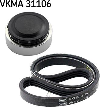 SKF VKMA 31106 - V-Ribbed Belt Set parts5.com