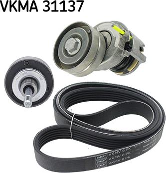 SKF VKMA 31137 - Set curea transmisie cu caneluri www.parts5.com