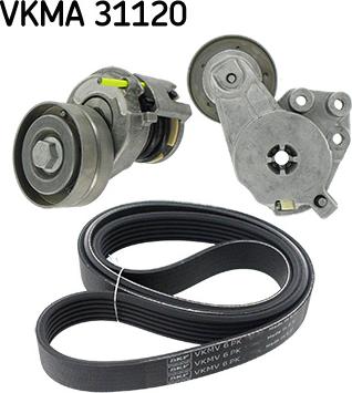 SKF VKMA 31120 - Set curea transmisie cu caneluri www.parts5.com