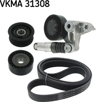 SKF VKMA 31308 - Set curea transmisie cu caneluri www.parts5.com