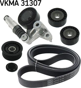 SKF VKMA 31307 - Juego de correas trapeciales poli V www.parts5.com