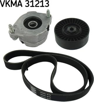 SKF VKMA 31213 - Set curea transmisie cu caneluri www.parts5.com