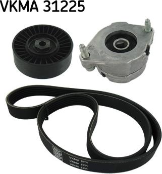 SKF VKMA 31225 - Jeu de courroies trapézoïdales à nervures www.parts5.com