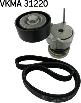 SKF VKMA 31220 - Hosszbordás szíj készlet www.parts5.com