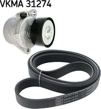 SKF VKMA 31274 - Set curea transmisie cu caneluri www.parts5.com