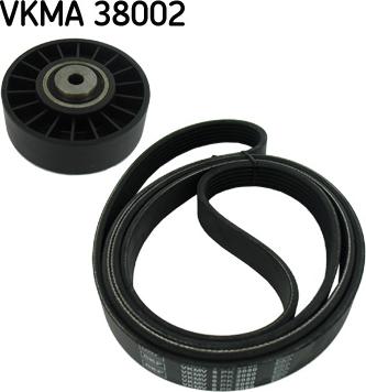 SKF VKMA 38002 - Sada žebrovaných klínových řemenů www.parts5.com