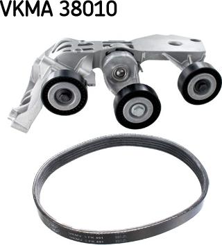 SKF VKMA 38010 - Kanallı V kayışı seti www.parts5.com