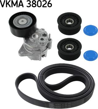 SKF VKMA 38026 - V-Ribbed Belt Set parts5.com