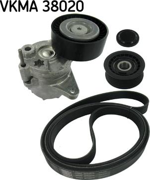 SKF VKMA 38020 - Set curea transmisie cu caneluri www.parts5.com