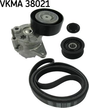 SKF VKMA 38021 - Ozubený klinový remeň - Sada www.parts5.com