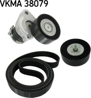 SKF VKMA 38079 - Juego de correas trapeciales poli V www.parts5.com