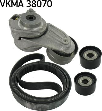 SKF VKMA 38070 - Set curea transmisie cu caneluri www.parts5.com