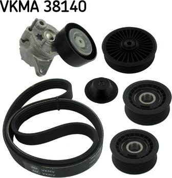 SKF VKMA 38140 - Juego de correas trapeciales poli V www.parts5.com