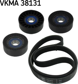 SKF VKMA 38131 - Jeu de courroies trapézoïdales à nervures www.parts5.com