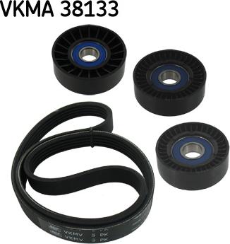 SKF VKMA 38133 - Sada žebrovaných klínových řemenů www.parts5.com