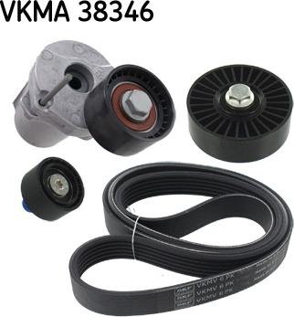 SKF VKMA 38346 - Поликлиновый ременный комплект www.parts5.com