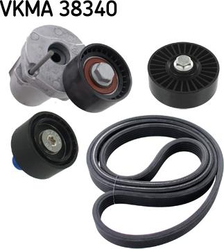 SKF VKMA 38340 - Juego de correas trapeciales poli V www.parts5.com