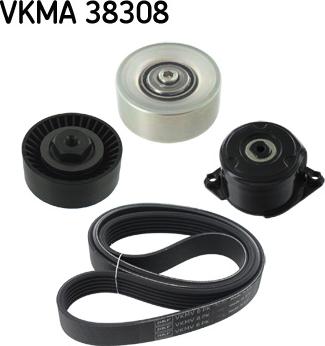 SKF VKMA 38308 - V-Ribbed Belt Set parts5.com