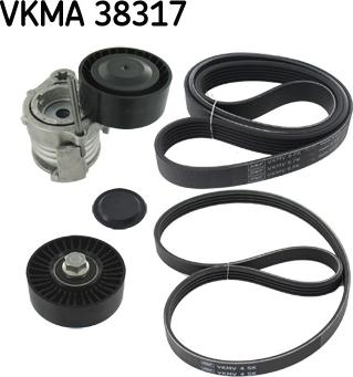 SKF VKMA 38317 - Set curea transmisie cu caneluri www.parts5.com