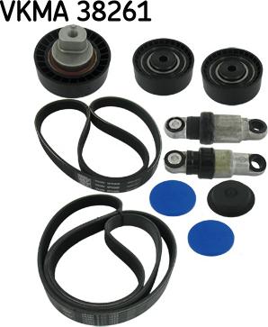 SKF VKMA 38261 - Jeu de courroies trapézoïdales à nervures www.parts5.com