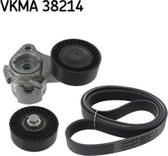 SKF VKMA 38214 - Jeu de courroies trapézoïdales à nervures www.parts5.com