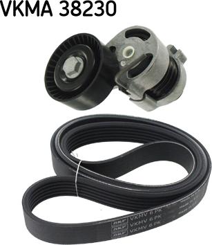 SKF VKMA 38230 - Hosszbordás szíj készlet www.parts5.com