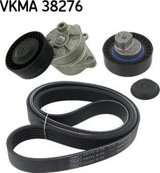 SKF VKMA 38276 - Sada žebrovaných klínových řemenů www.parts5.com