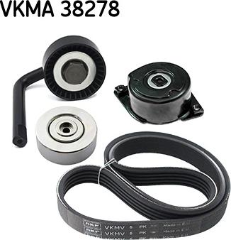 SKF VKMA 38278 - Juego de correas trapeciales poli V www.parts5.com