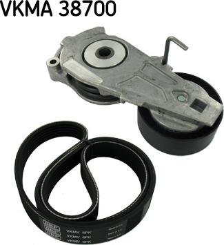 SKF VKMA 38700 - V-Ribbed Belt Set www.parts5.com