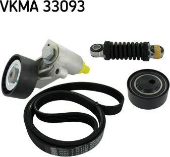 SKF VKMA 33093 - Поликлиновый ременный комплект www.parts5.com