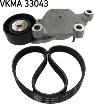 SKF VKMA 33043 - Hosszbordás szíj készlet www.parts5.com