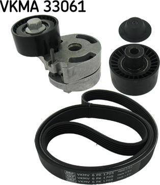 SKF VKMA 33061 - Set curea transmisie cu caneluri www.parts5.com