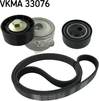 SKF VKMA 33076 - V-Ribbed Belt Set parts5.com