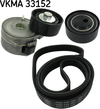 SKF VKMA 33152 - V-Ribbed Belt Set parts5.com