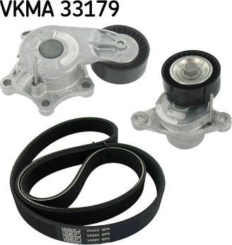 SKF VKMA 33179 - Set curea transmisie cu caneluri www.parts5.com