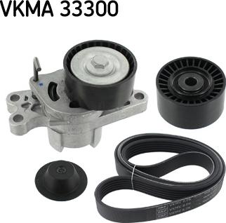 SKF VKMA 33300 - Поликлиновый ременный комплект www.parts5.com
