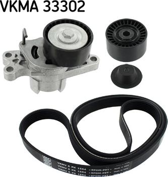 SKF VKMA 33302 - Поликлиновый ременный комплект www.parts5.com