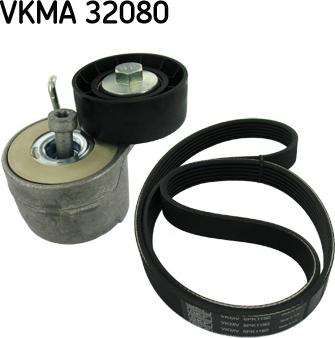 SKF VKMA 32080 - V-Ribbed Belt Set www.parts5.com