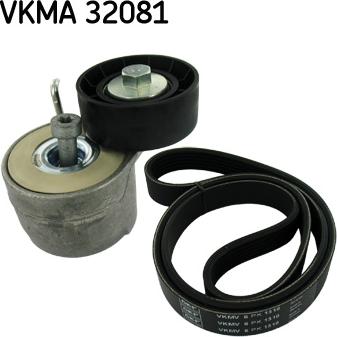 SKF VKMA 32081 - Hosszbordás szíj készlet www.parts5.com