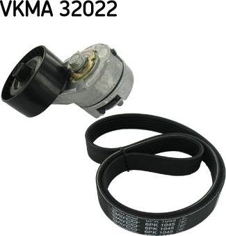 SKF VKMA 32022 - Set curea transmisie cu caneluri www.parts5.com