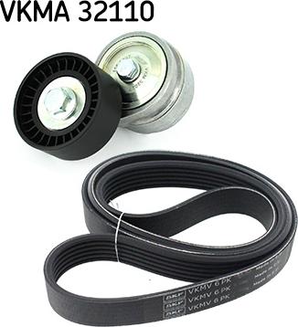 SKF VKMA 32110 - Juego de correas trapeciales poli V www.parts5.com