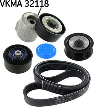 SKF VKMA 32118 - Поликлиновый ременный комплект www.parts5.com